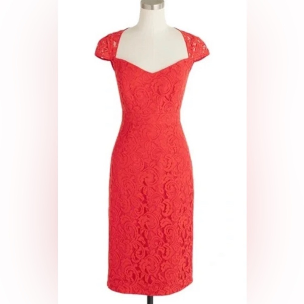 NWT! J. Crew TINSLEY dress in Leavers lace J. Crew TINSLEY dress SZ 4